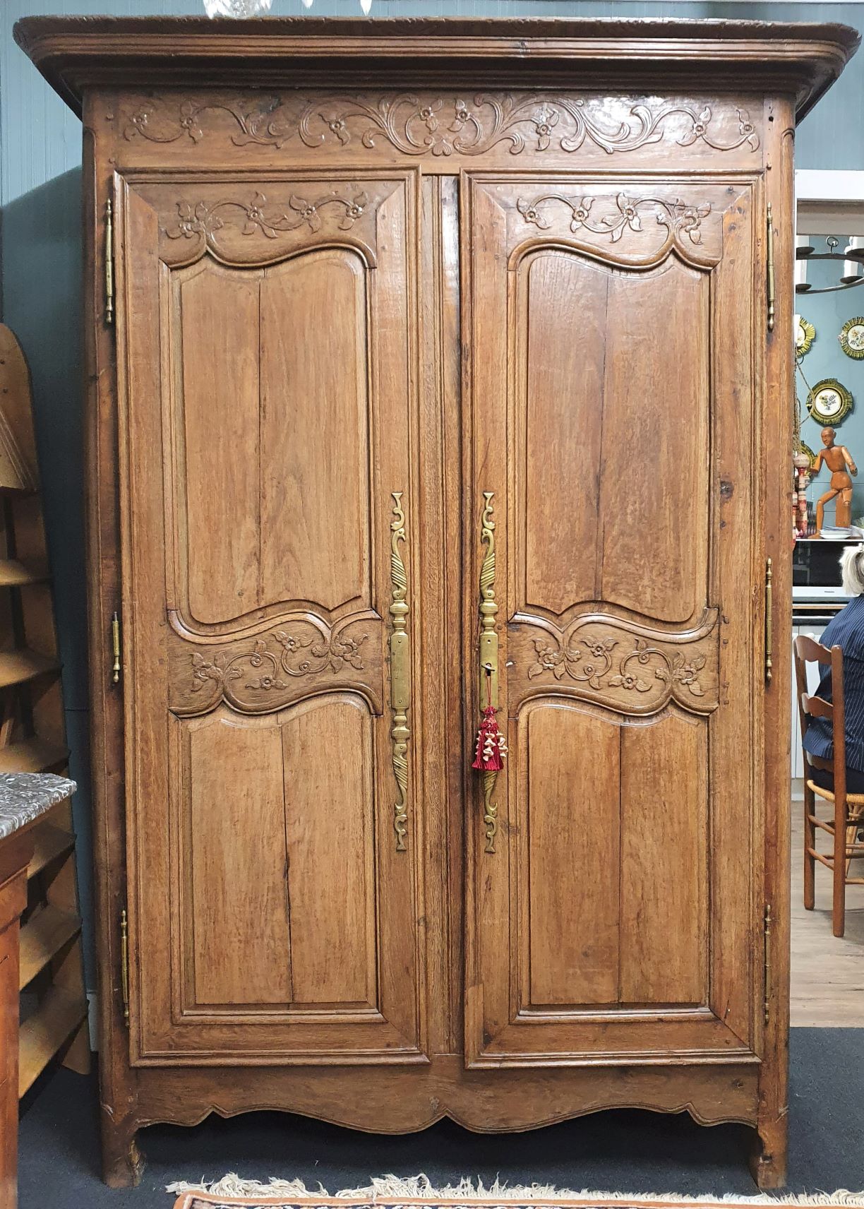 A fine Normandy 'Armoire de Mariage'